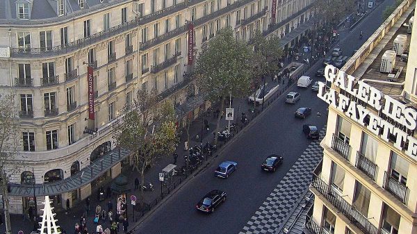 Boulevard Haussman à Paris