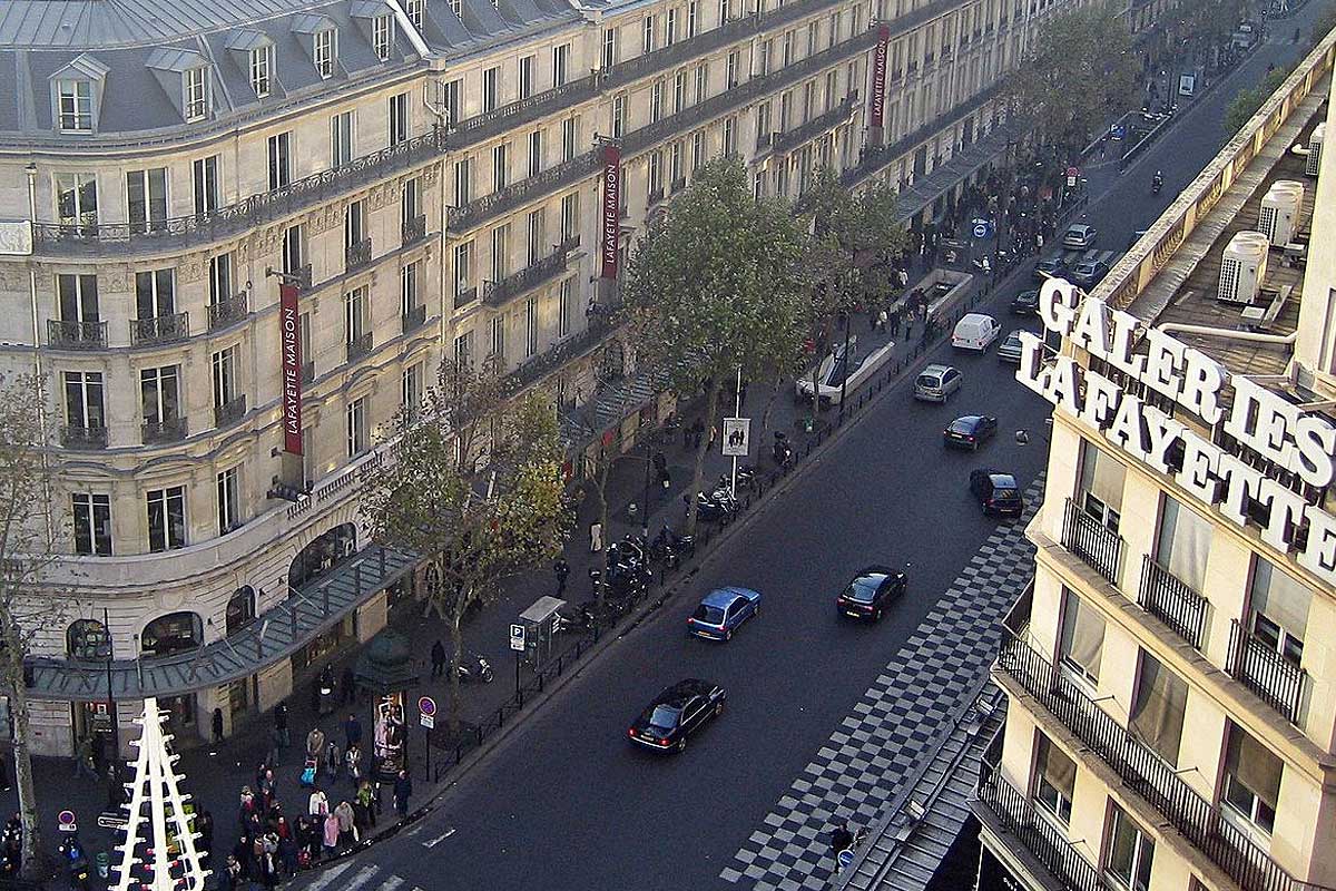 Boulevard Haussman à Paris
