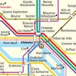 Paris Metro map