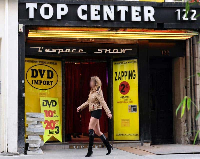 Prostituée de la rue Saint-Denis à Paris