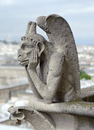 La célèbre Stryge de Notre-Dame.