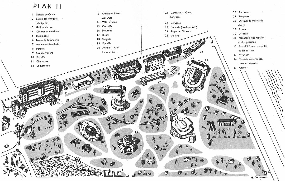 Jardin des Plantes : plan n°2