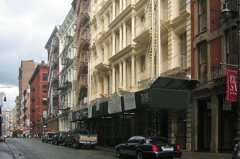 Greene Street : Quartier de SoHo à New York
