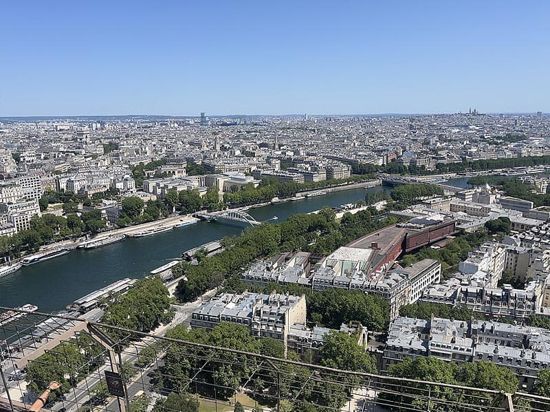 View of Paris from the Eiffel Tower