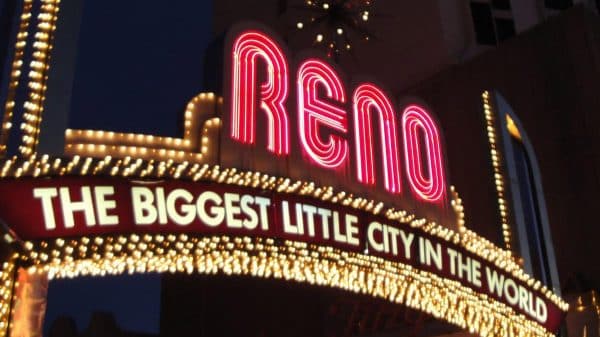 Reno, Nevada in 4 letters