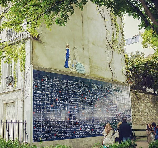 Mur des Je t'aime à Paris