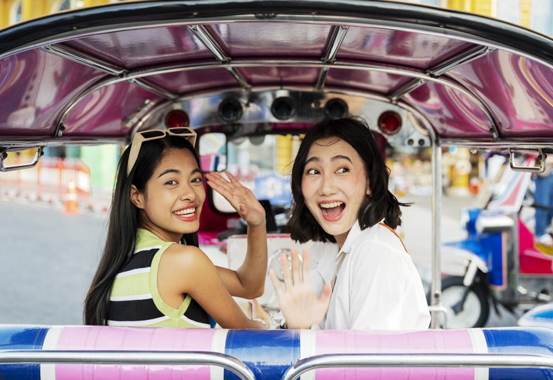 Balade en tuk-tuk à Bangkok.